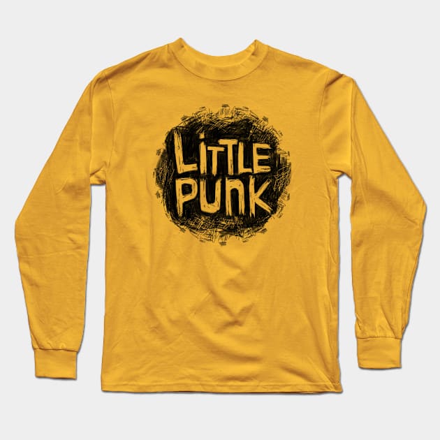 Punk Kid, Little Punk Long Sleeve T-Shirt by badlydrawnbabe